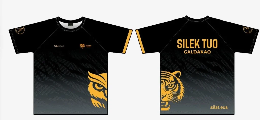 Diseño de la camiseta para el alumnado de Silek Tuo Galdakao
